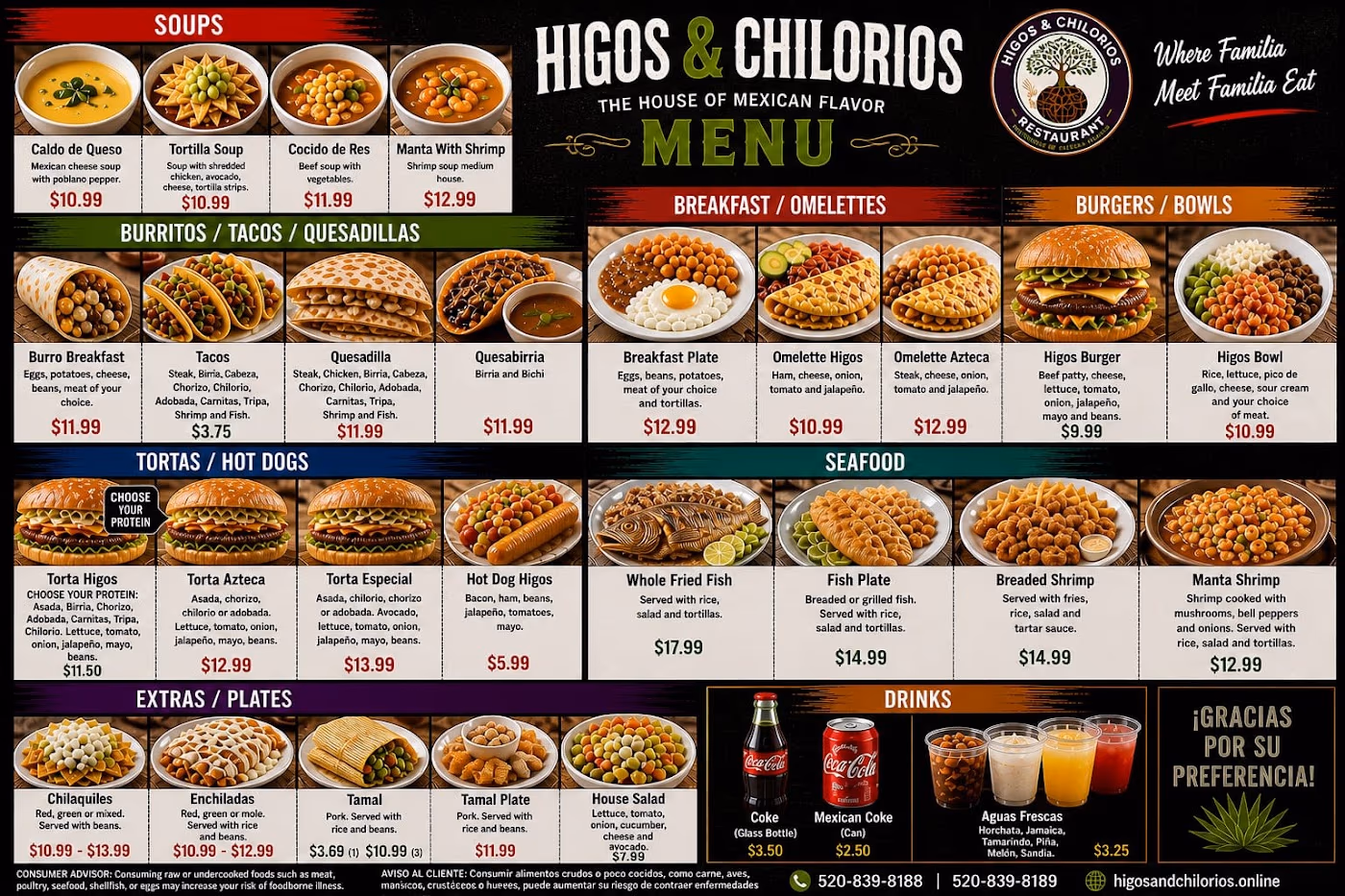 The Higos Coffee And Chilorios