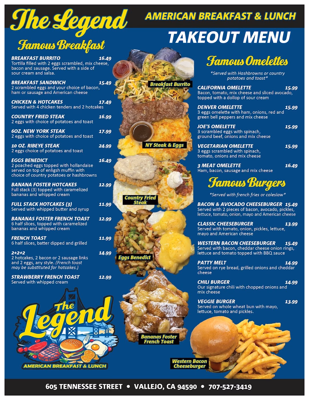 The Legend AMERICAN BREAKFAST & LUNCH