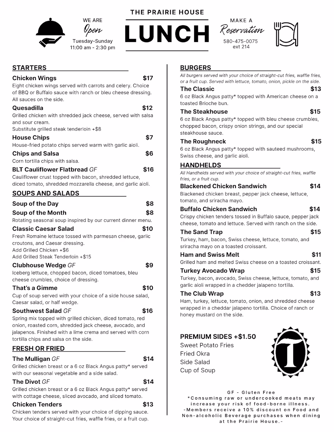 The Prairie House Restaurant & Bar