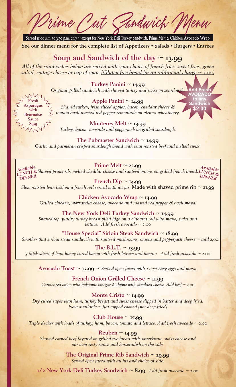 The Prime Rib Restaurant & Wine Cellar