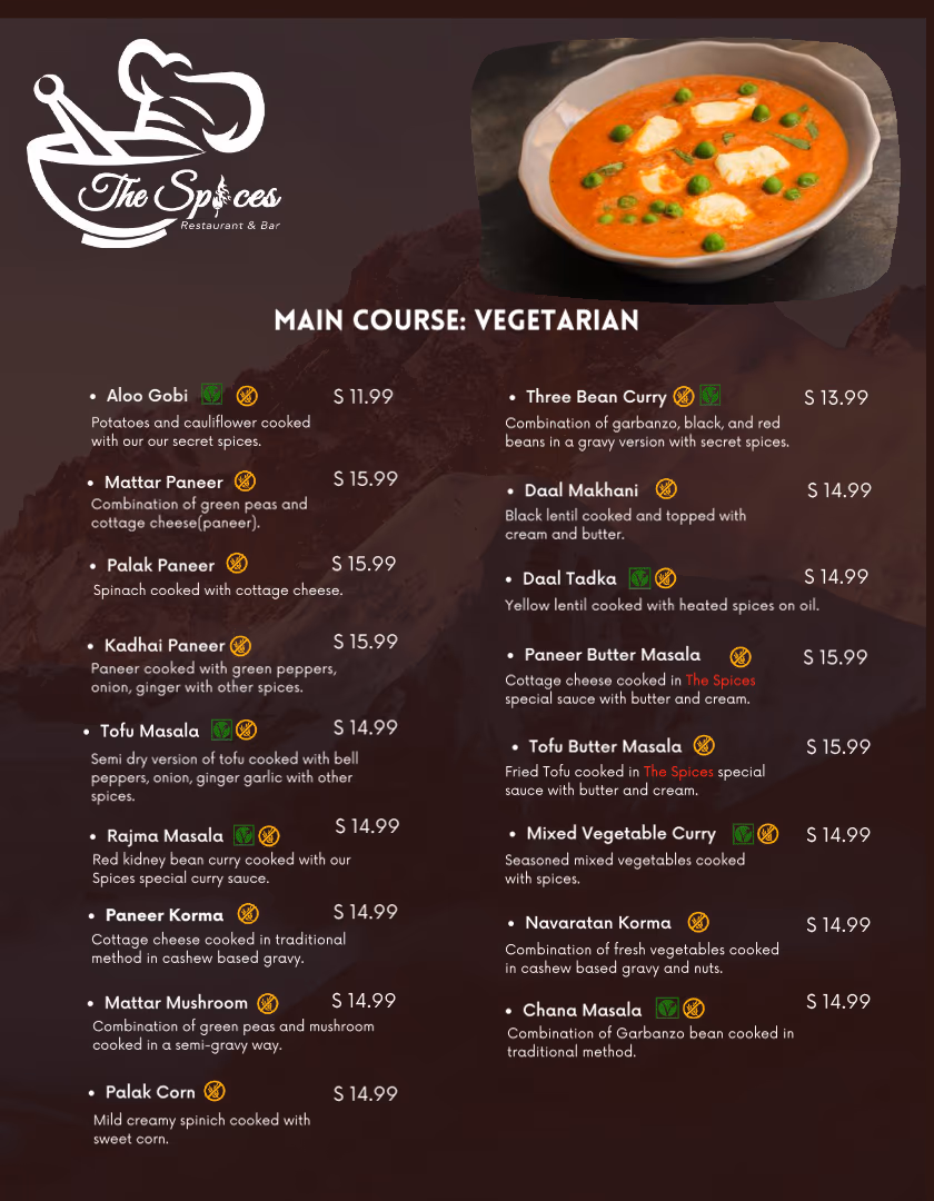 The Spices Restaurant & Bar Downtown