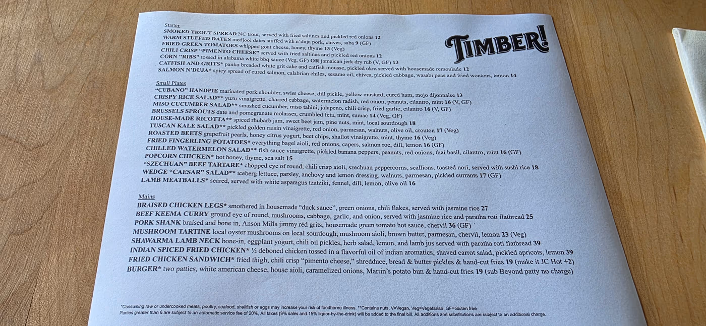 Timber!