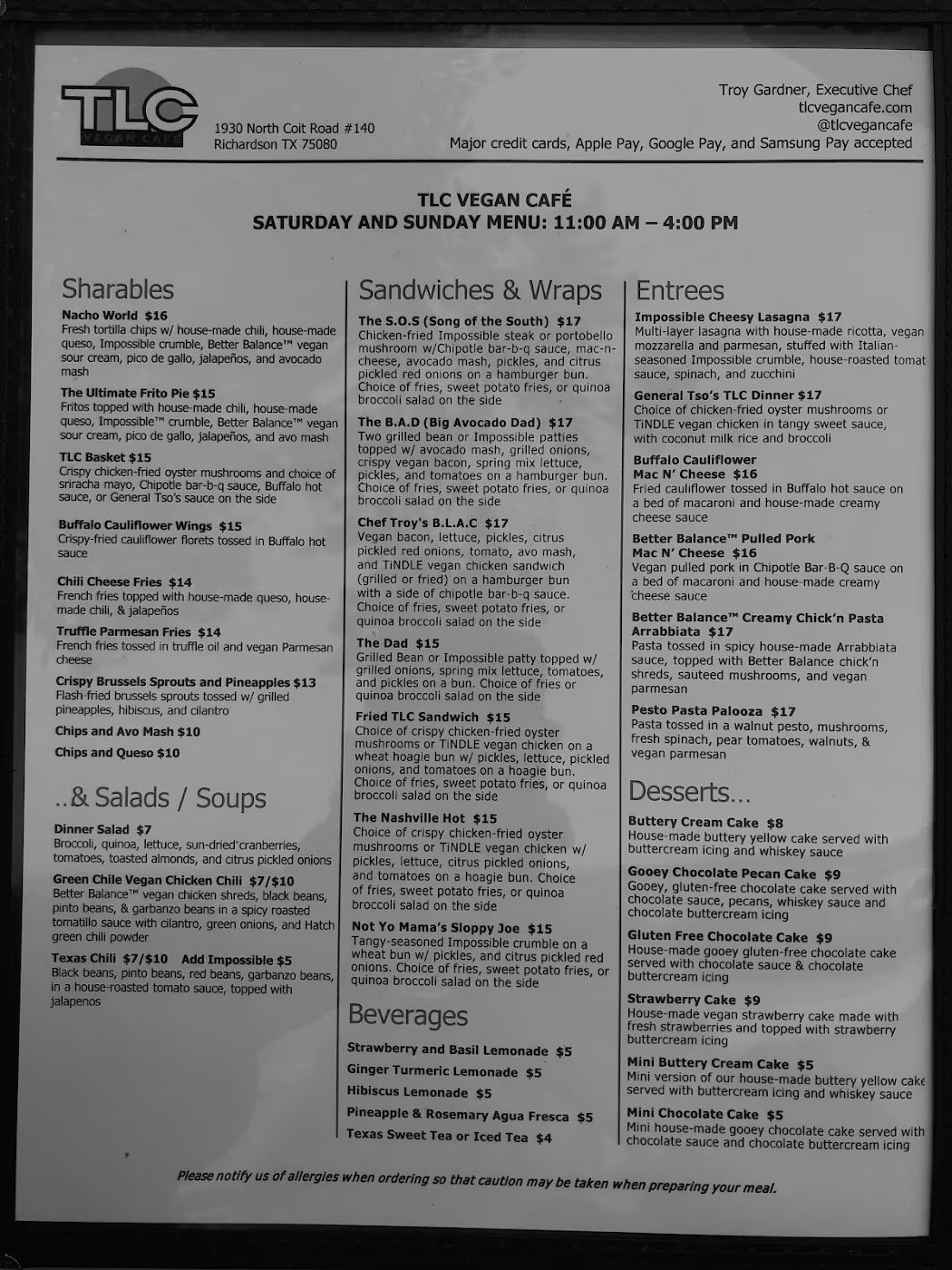 TLC Vegan Cafe