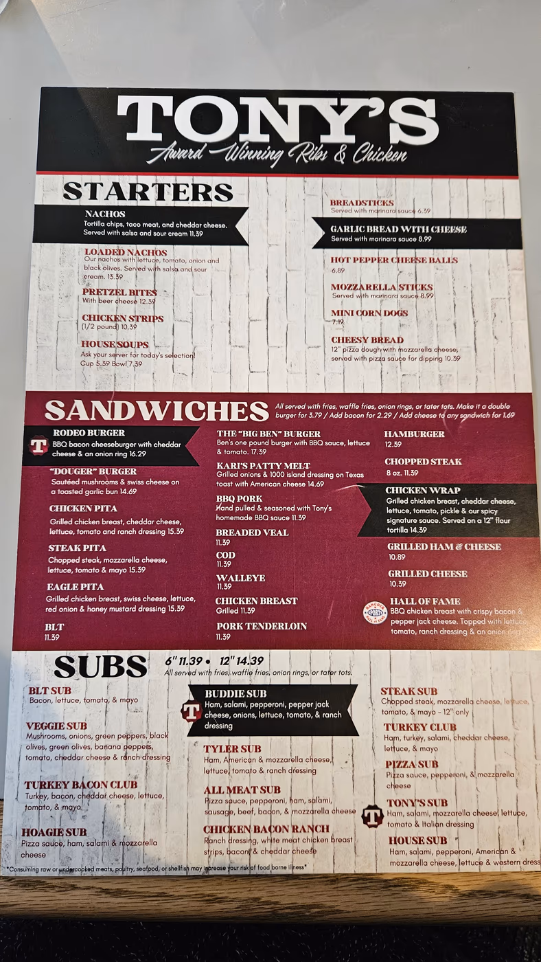 Tony's Restaurant photo 2