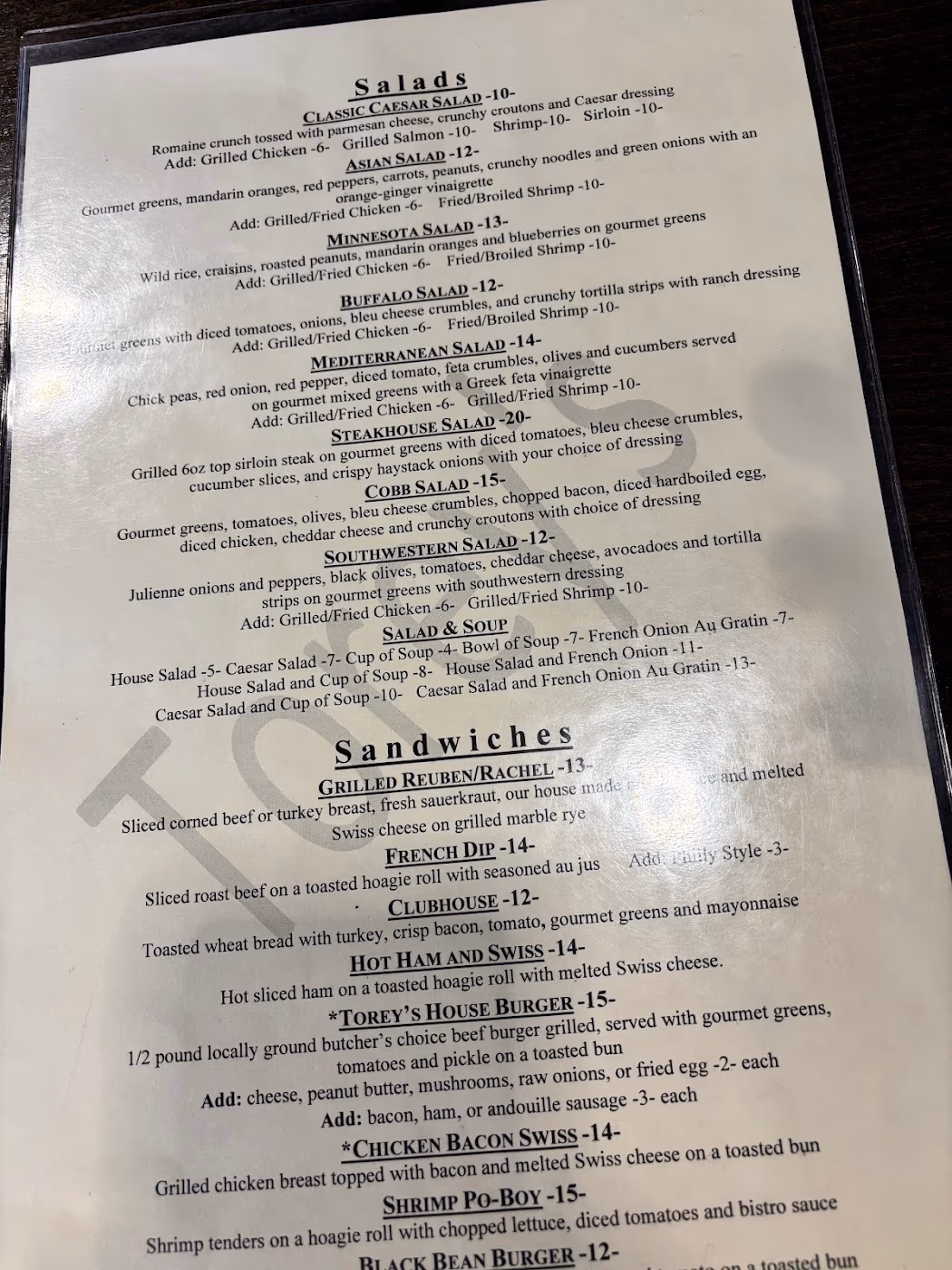 Torey's Restaurant & Bar