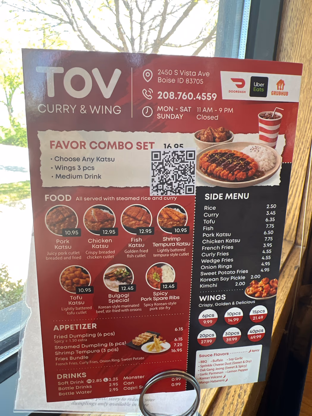 TOV curry and wing photo 2