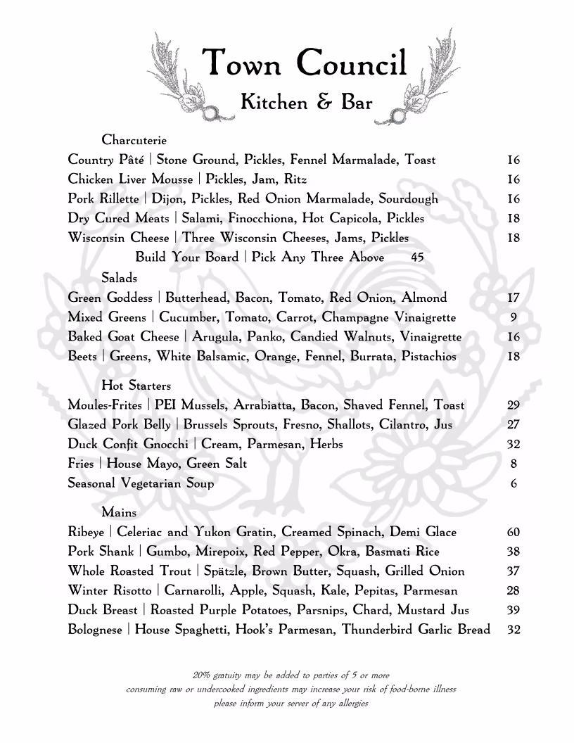 Town Council Kitchen & Bar photo 2