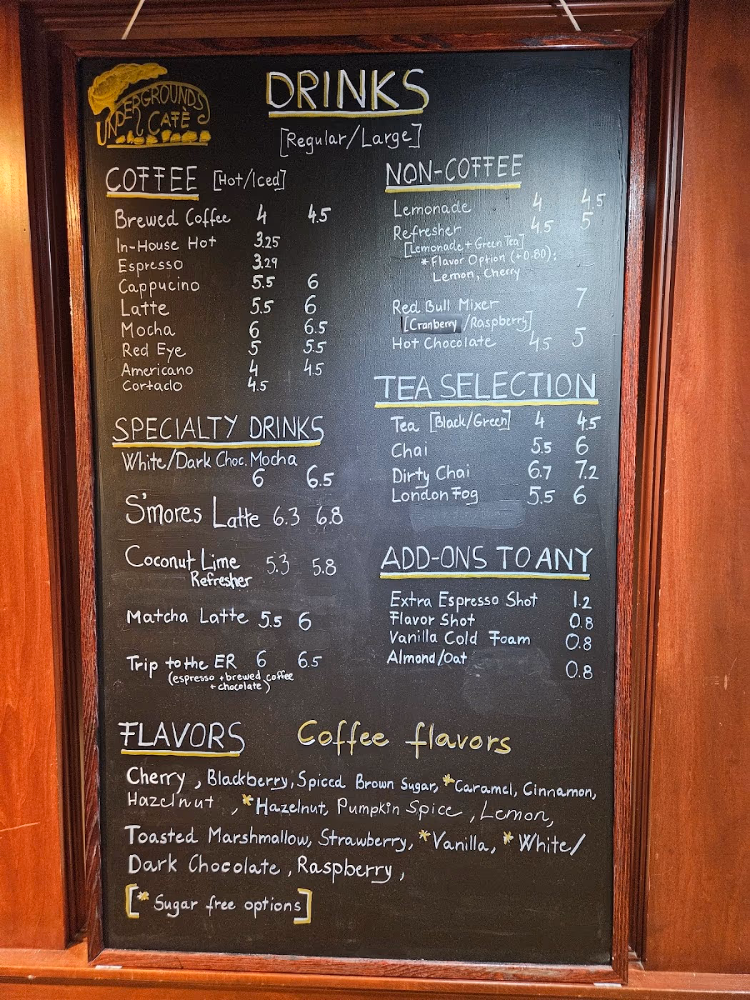 Undergrounds Café & Coffee House