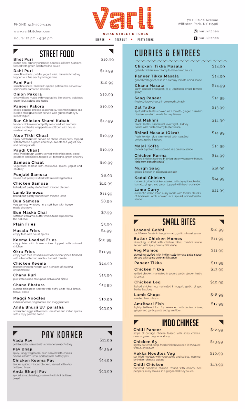 Varli Indian Street Kitchen