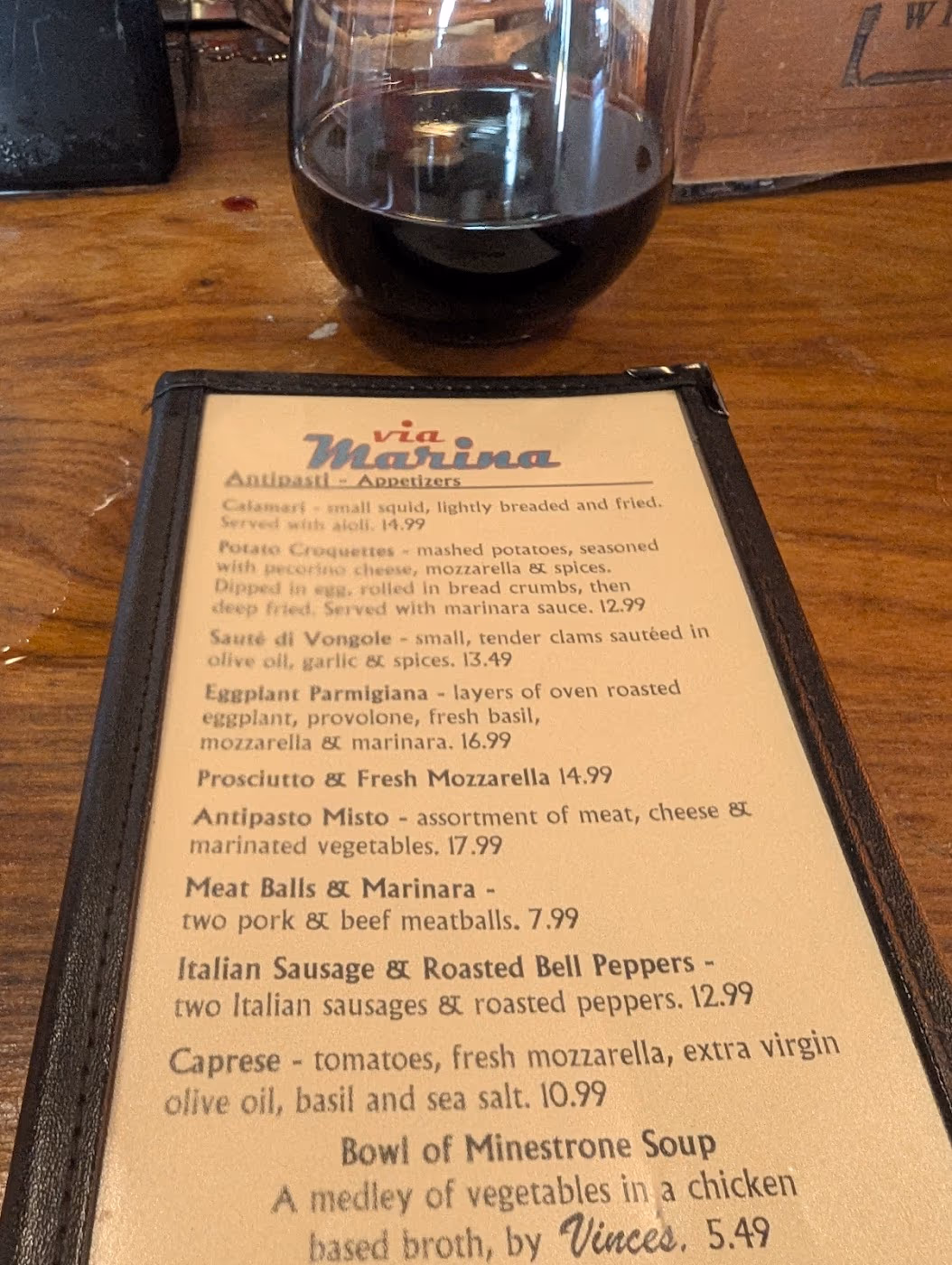 via Marina Wood Fired Pizza & Italian Cafe photo 3