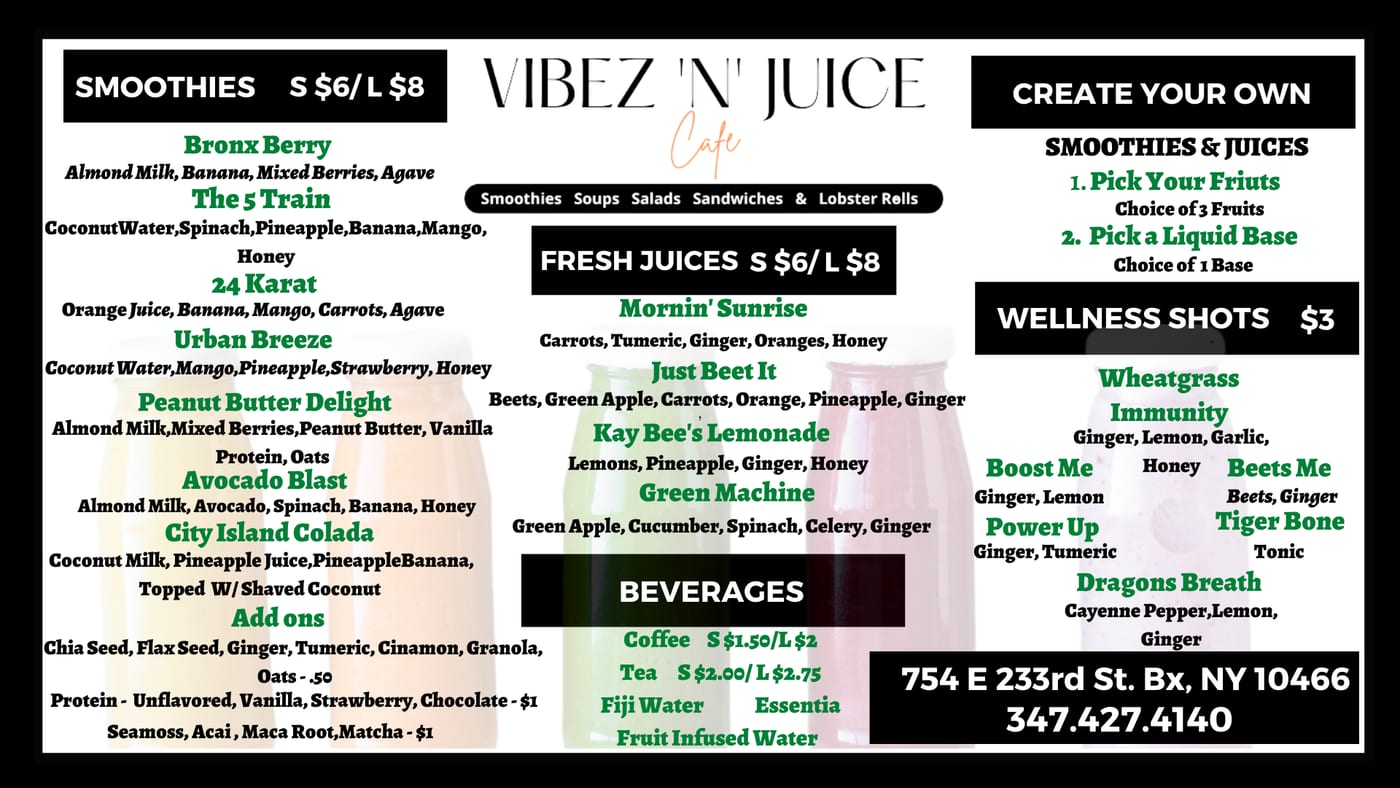 Vibez 'N' Juice Cafe