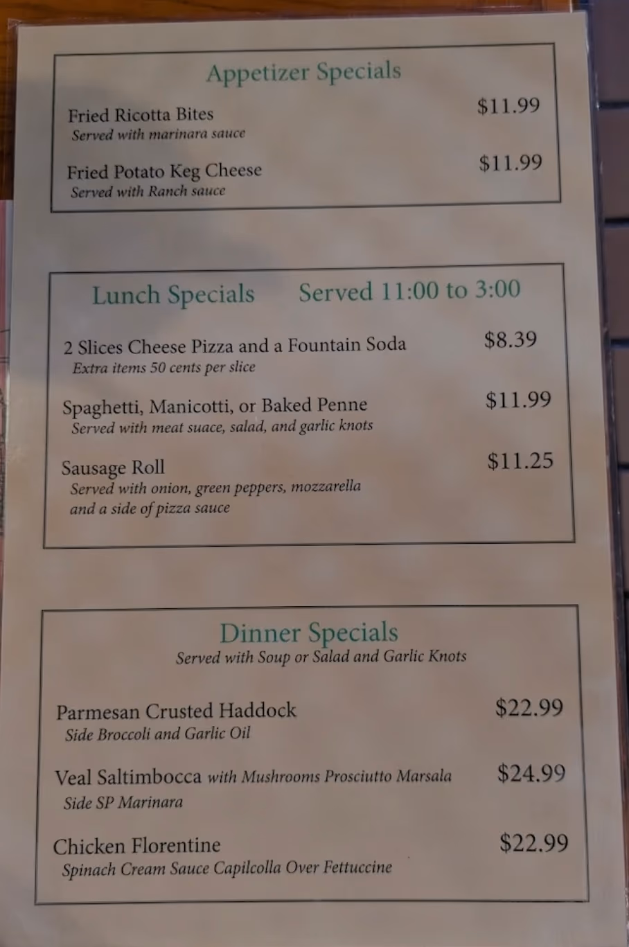 Vic's Pizza Italian Restaurant photo 3