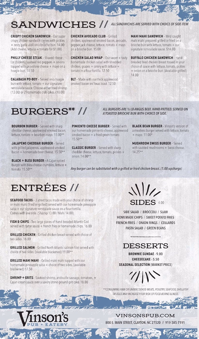 Vinson's Pub + Eatery