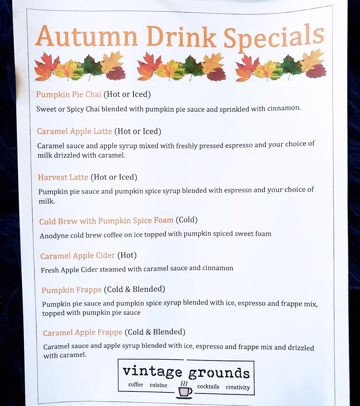 Vintage Grounds Coffeehouse