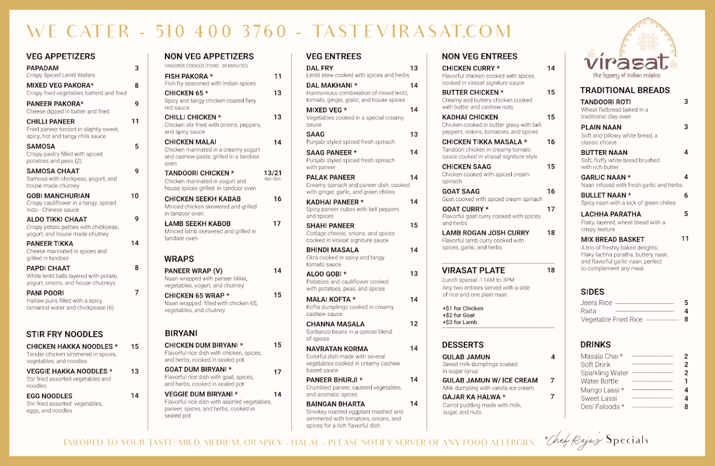 Virasat Indian Cuisine