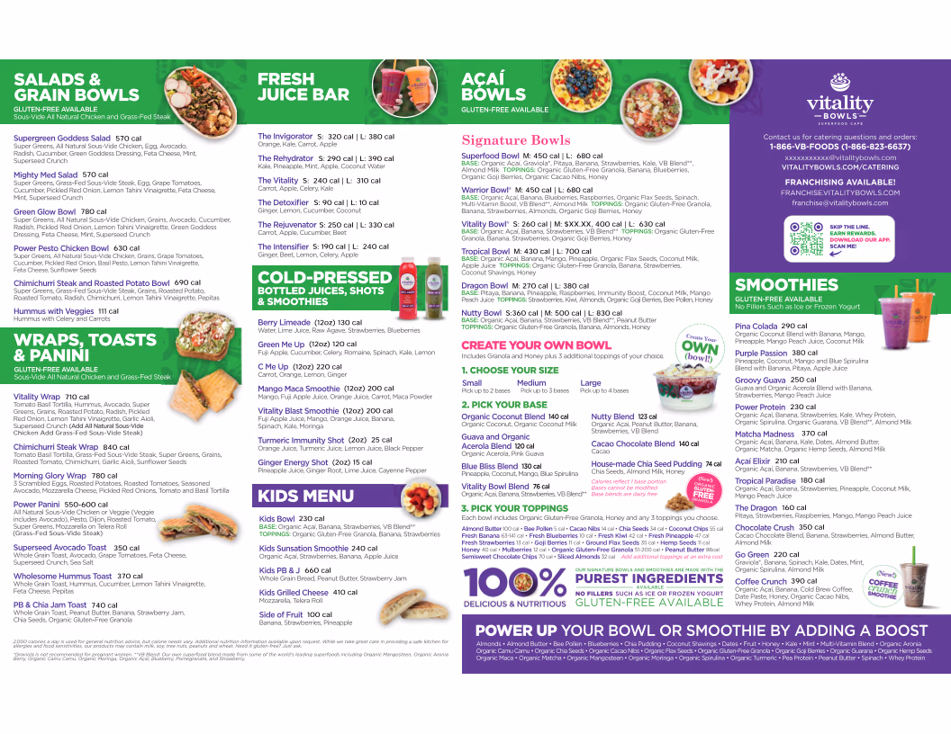 Vitality Bowls