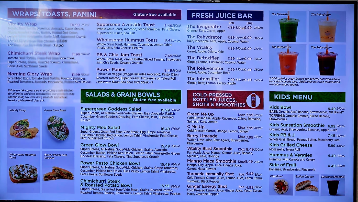 Vitality Bowls