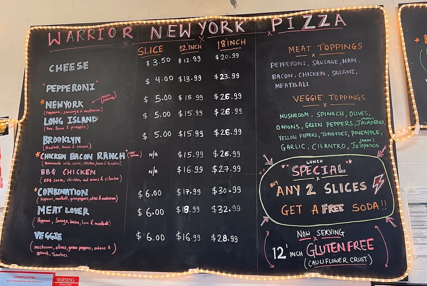 Warrior New York Pizza photo 2
