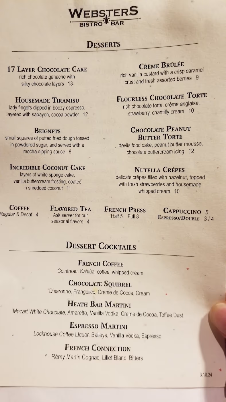 Webster's Bistro & Bar photo 3