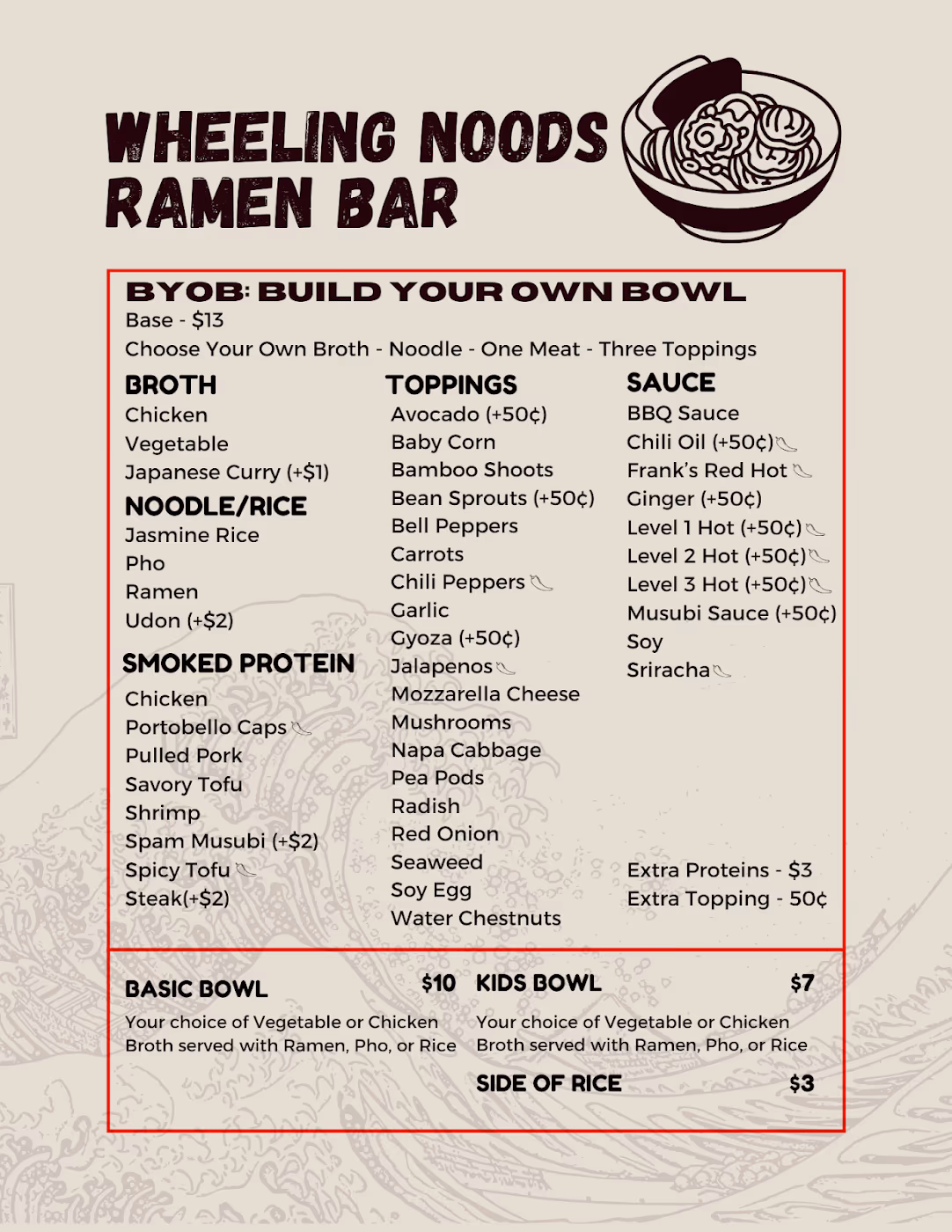 Wheeling Noods Ramen Bar