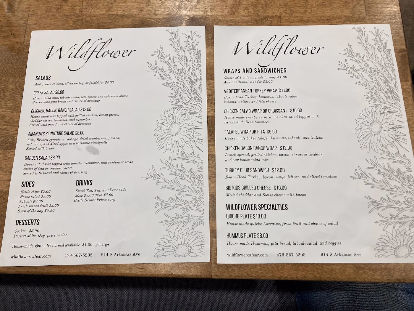 Wildflower Cafe