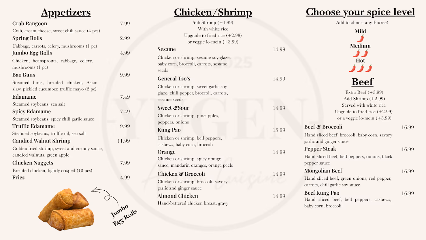 YŪGEN Asian Cuisine
