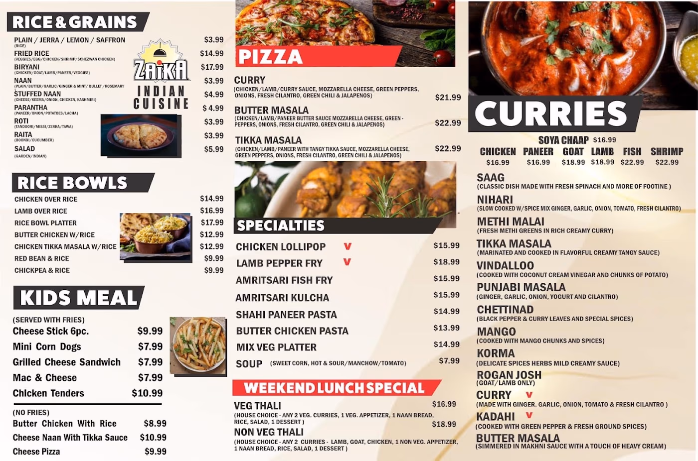 Zaika Indian Cuisine