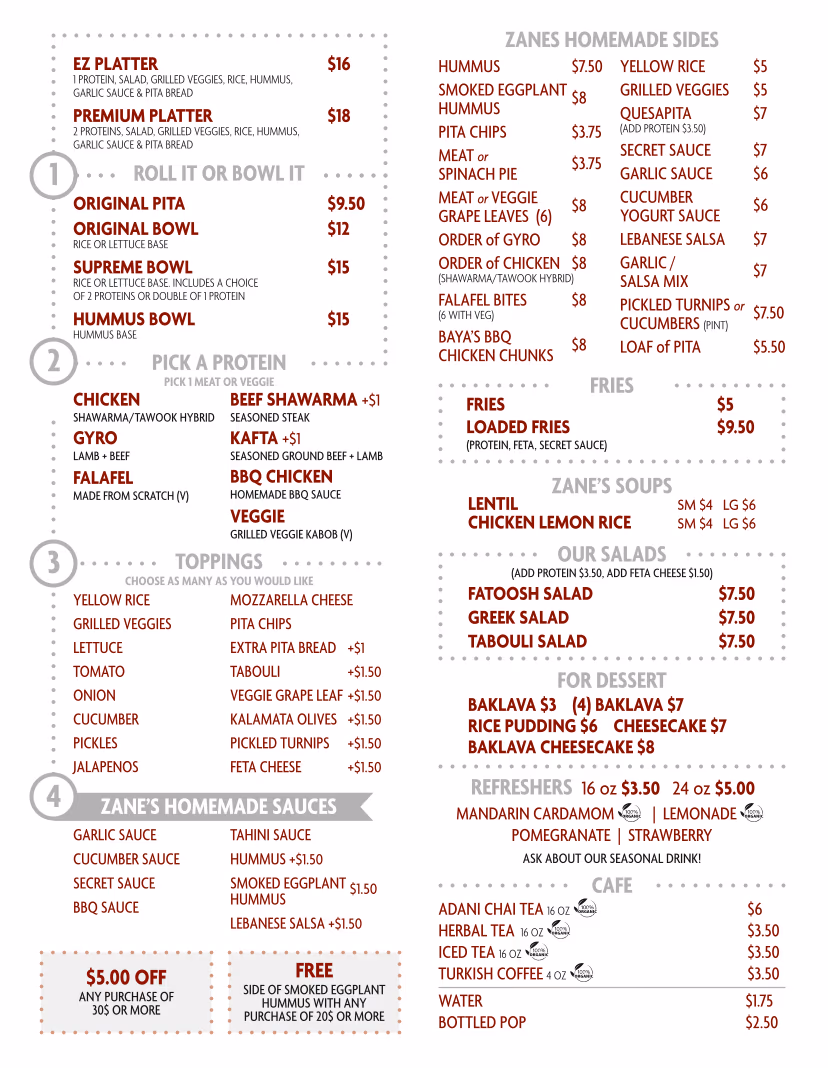 Zane’s Lebanese grill photo 2