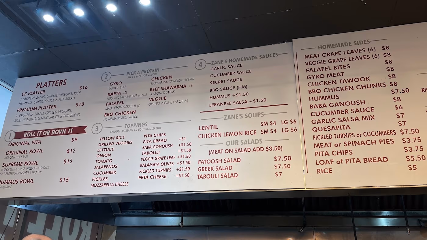 Zane's Lebanese Grill photo 3