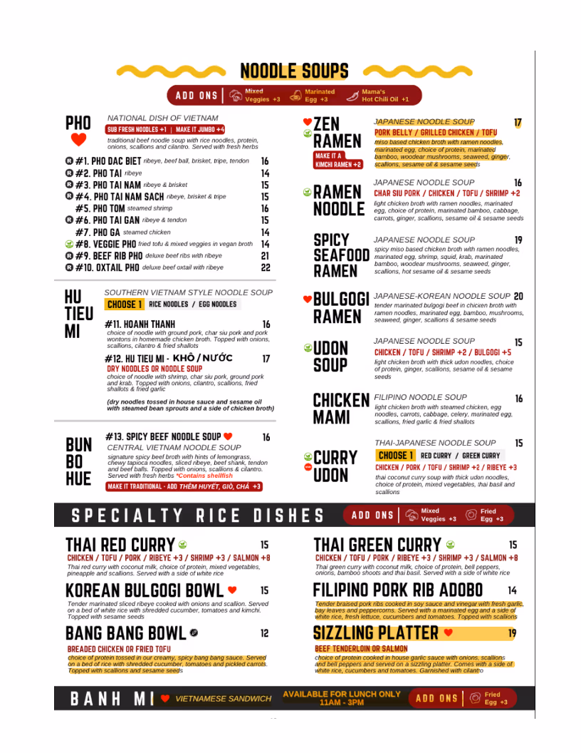 Zen Noodle Bar Temple Terrace